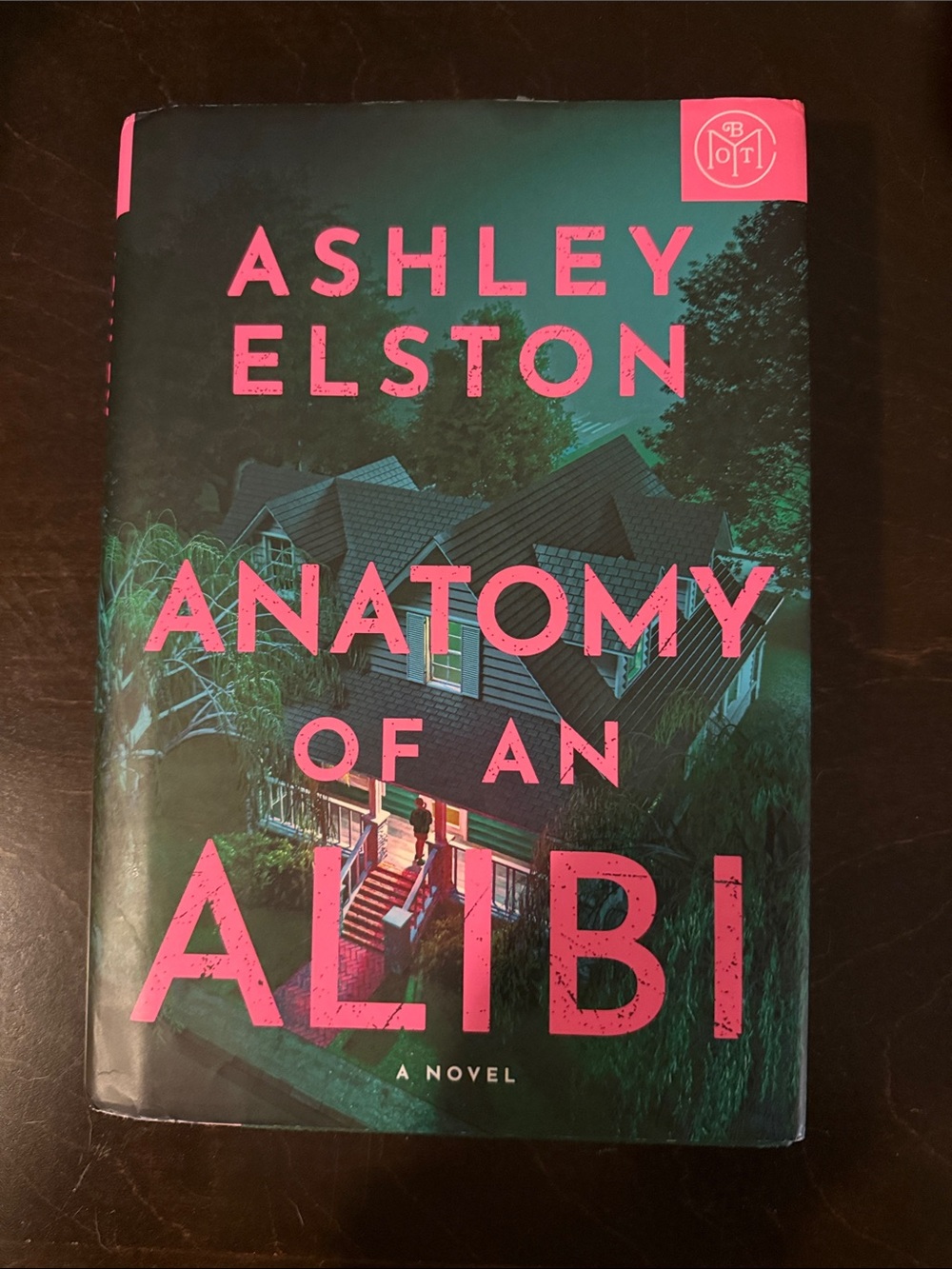 Anatomy of an Alibi by Ashley Elston - Green & Pink Cover